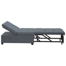 Sovesofa Mørkegrå 194 x 67 x 82 cm Fløjl