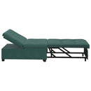 Sovesofa Mørkegrøn 194 x 67 x 82 cm Fløjl