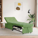 Sovesofa Lys grøn 194 x 67 x 82 cm Fløjl
