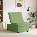 Sovesofa Lys grøn 194 x 67 x 82 cm Fløjl