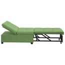 Sovesofa Lys grøn 194 x 67 x 82 cm Fløjl