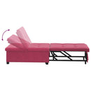 Sovesofa Vinrød 194 x 67 x 82 cm Fløjl