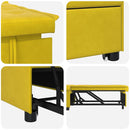 Sovesofa Gul 194 x 67 x 82 cm Fløjl