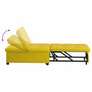 Sovesofa Gul 194 x 67 x 82 cm Fløjl