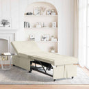 Sovesofa Creme 194 x 67 x 82 cm Fløjl