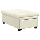 Sovesofa Creme 194 x 67 x 82 cm Fløjl