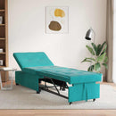 Sovesofa Turkis 194 x 67 x 82 cm Fløjl