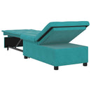 Sovesofa Turkis 194 x 67 x 82 cm Fløjl