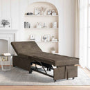 Sovesofa Mørkegrå 194 x 67 x 82 cm Huahua Stof