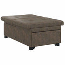 Sovesofa Mørkegrå 194 x 67 x 82 cm Huahua Stof