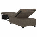 Sovesofa Mørkegrå 194 x 67 x 82 cm Huahua Stof