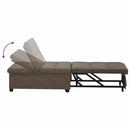 Sovesofa Mørkegrå 194 x 67 x 82 cm Huahua Stof