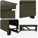 Sovesofa Army Grøn 194 x 67 x 82 cm Huahua Stof