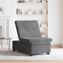 Udtrækssofa Mørkegrå 194 x 67 x 82 cm Microfiber