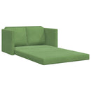 Sovesofa Lys grøn 204 x 122 x 60 cm Fløjl