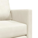 Sovesofa Creme 204 x 122 x 60 cm Fløjl