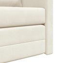 Sovesofa Creme 204 x 122 x 60 cm Fløjl