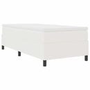 Platform sengestel Creme 90 x 190 cm Velourstof