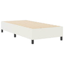 Platform sengestel Creme 90 x 190 cm Velourstof