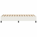 Platform sengestel Creme 90 x 190 cm Velourstof