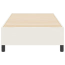Platform sengestel Creme 90 x 200 cm Velourstof