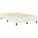 Platform sengestel Creme 120 x 190 cm Velourstof