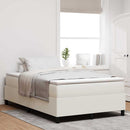 Platform sengestel Creme 120 x 200 cm Velourstof
