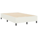 Platform sengestel Creme 120 x 200 cm Velourstof