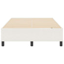 Platform sengestel Creme 120 x 200 cm Velourstof