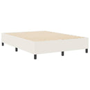 Platform sengestel Creme 160 x 200 cm Velourstof