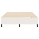 Platform sengestel Creme 160 x 200 cm Velourstof