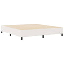Platform sengestel Creme 180 x 200 cm Velourstof