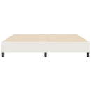 Platform sengestel Creme 200 x 200 cm Velourstof