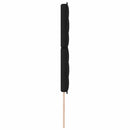Hovedgærde Sort 144 cm Stof