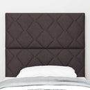 Hovedgærde Mørk Brun 90 cm Stof