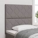 Hovedgærde Gråbrun Stof