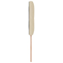 LED sengegavl med LED-lysstrimler Creme 90 cm Stof