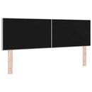 LED sengegavl med LED-lysstrimler Lysegrå 144 cm Fløjl