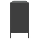 skænk 135x39x73,5 cm koldvalset stål sort
