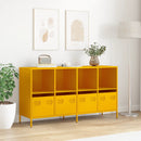 skab 135x39x73,5 cm koldvalset stål sennepsgul