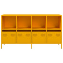 skab 135x39x73,5 cm koldvalset stål sennepsgul