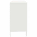 skænk 135x39x73,5 cm koldvalset stål hvid