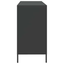 skænk 135x39x73,5 cm koldvalset stål sort