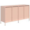 skab 135x39x73,5 cm koldvalset stål lyserød