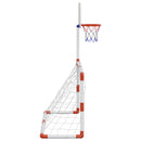 fodbold- og basketballsæt til børn 98x50x70 cm med bolde