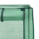 højbed med drivhusovertræk 160x40x153 cm rattan-look
