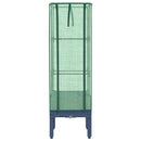 højbed med drivhusovertræk 40x40x140 cm rattan-look