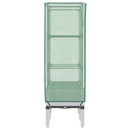 højbed med drivhusovertræk 80x40x140 cm rattan-look