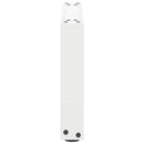 sofabordsben U-formet 2 stk. hvid 30x(30-31) cm stål