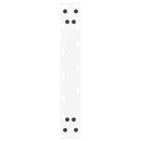 sofabordsben U-formet 2 stk. hvid 30x(30-31) cm stål